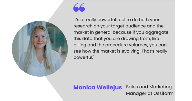 Monica, Sales and Marketing Manager at Ossiform